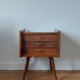 Compass feet bedside table