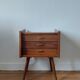 Compass feet bedside table