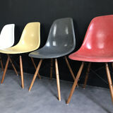 Set of 4 DSW Chairs by Charles and Ray Eames for Herman Miller
