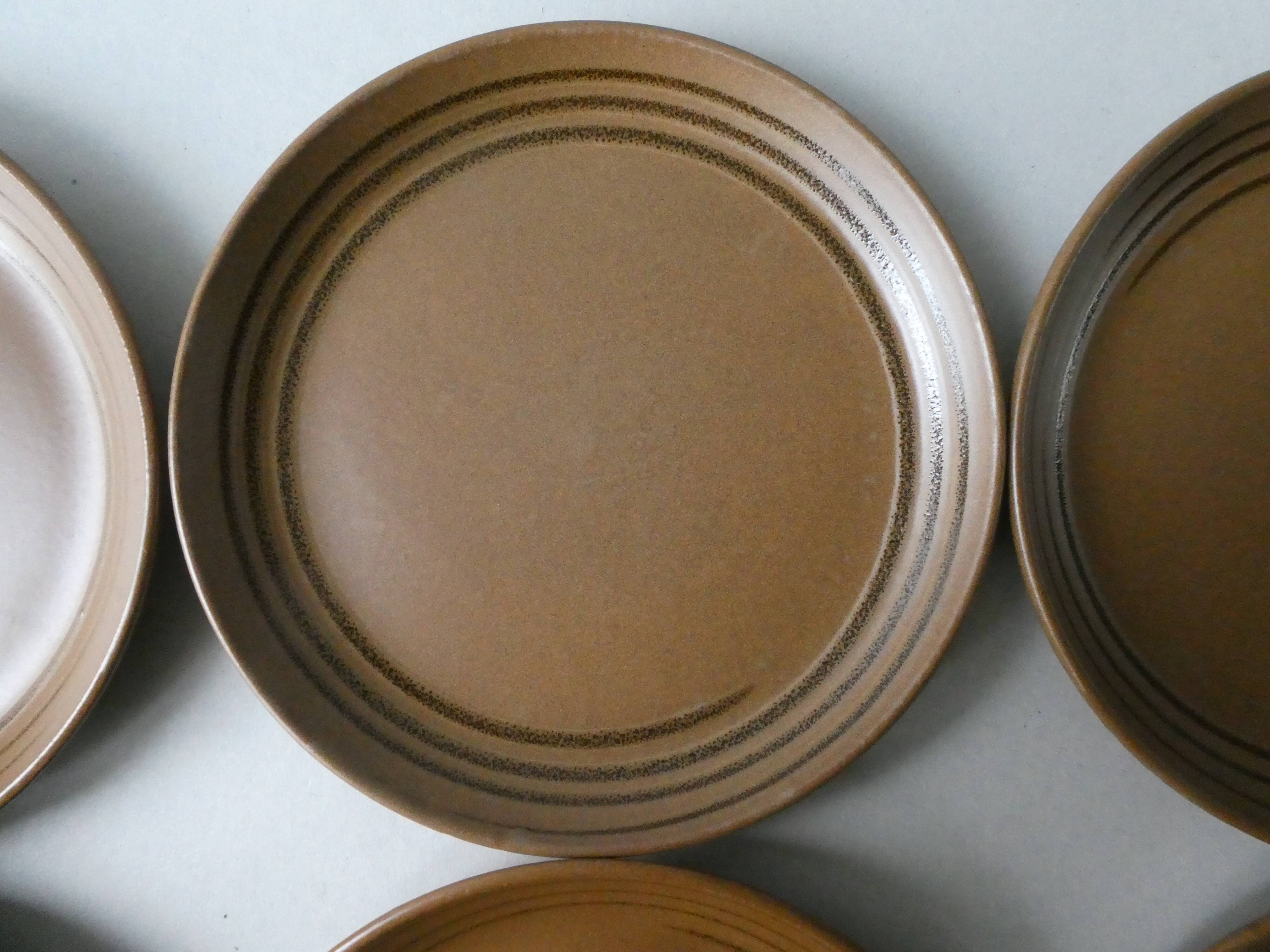 6 flat plates Sarreguemines France, Savoie model