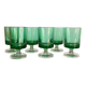 6 vintage Luminarc France liqueur glasses