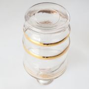 Golden liquor decanter