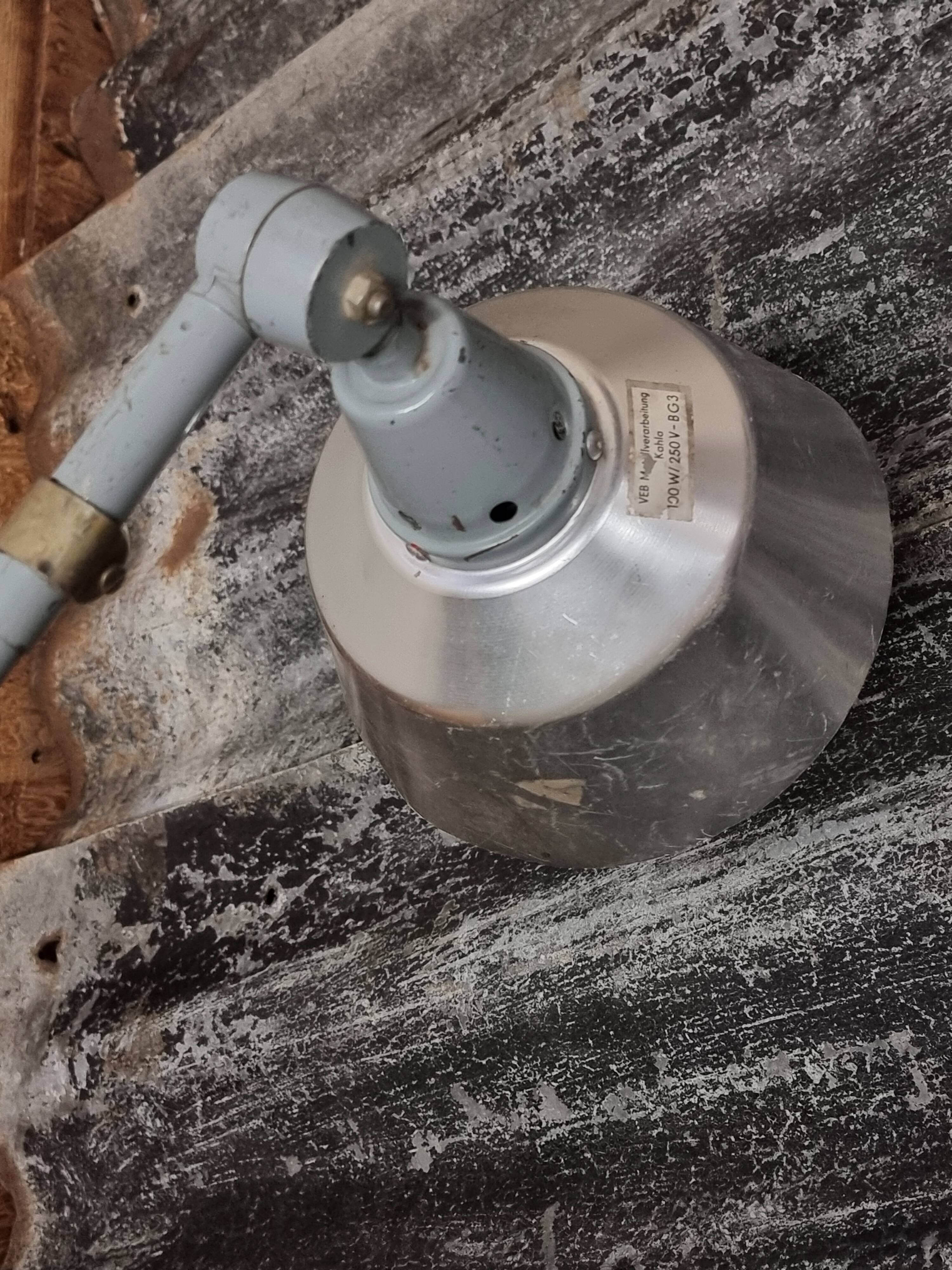 Midgard Kahla vintage table, desk or wall lamp