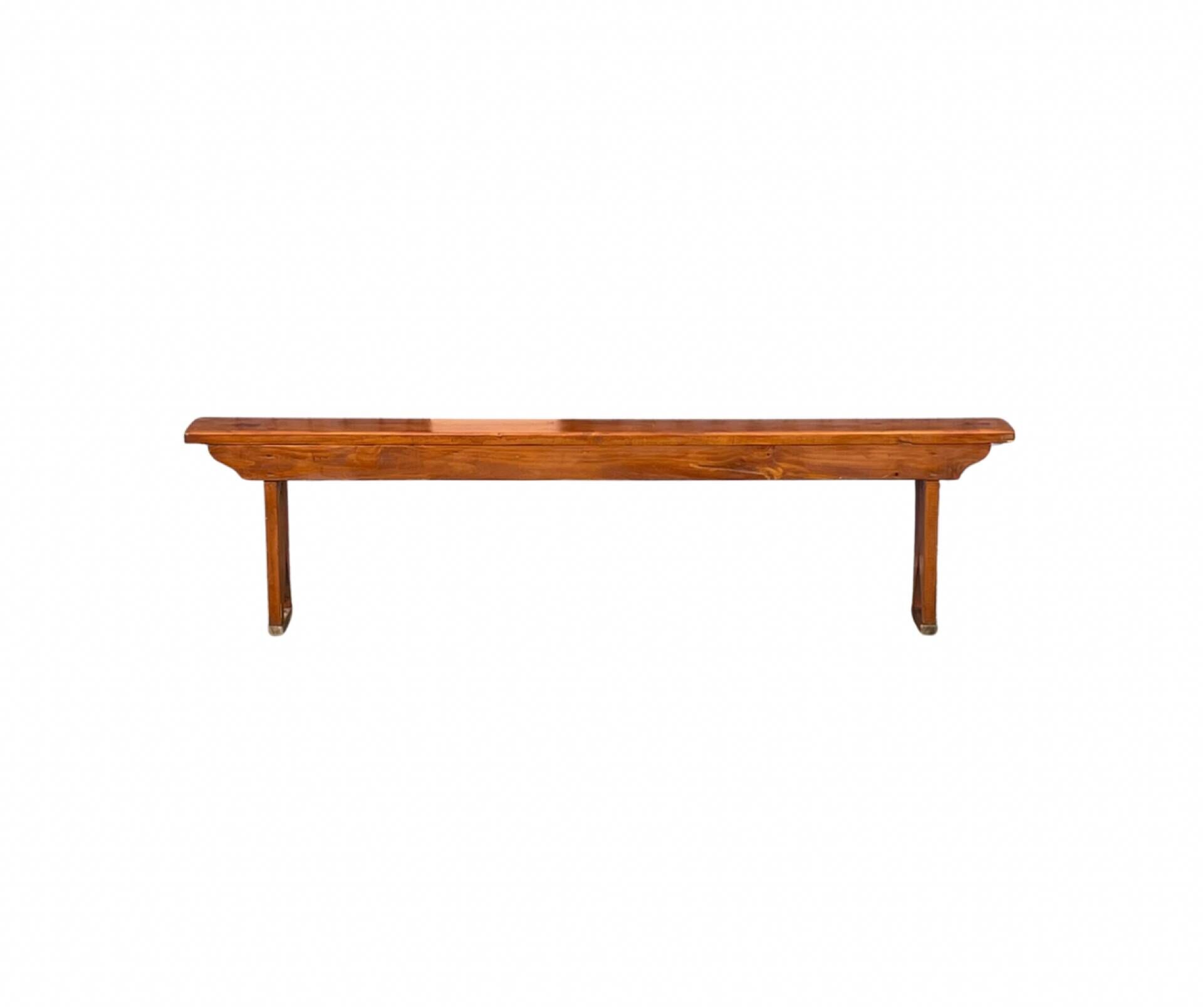 2 solid wood benches - farmhouse benches