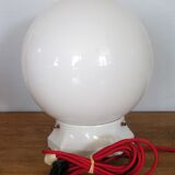 Glass globe lamp