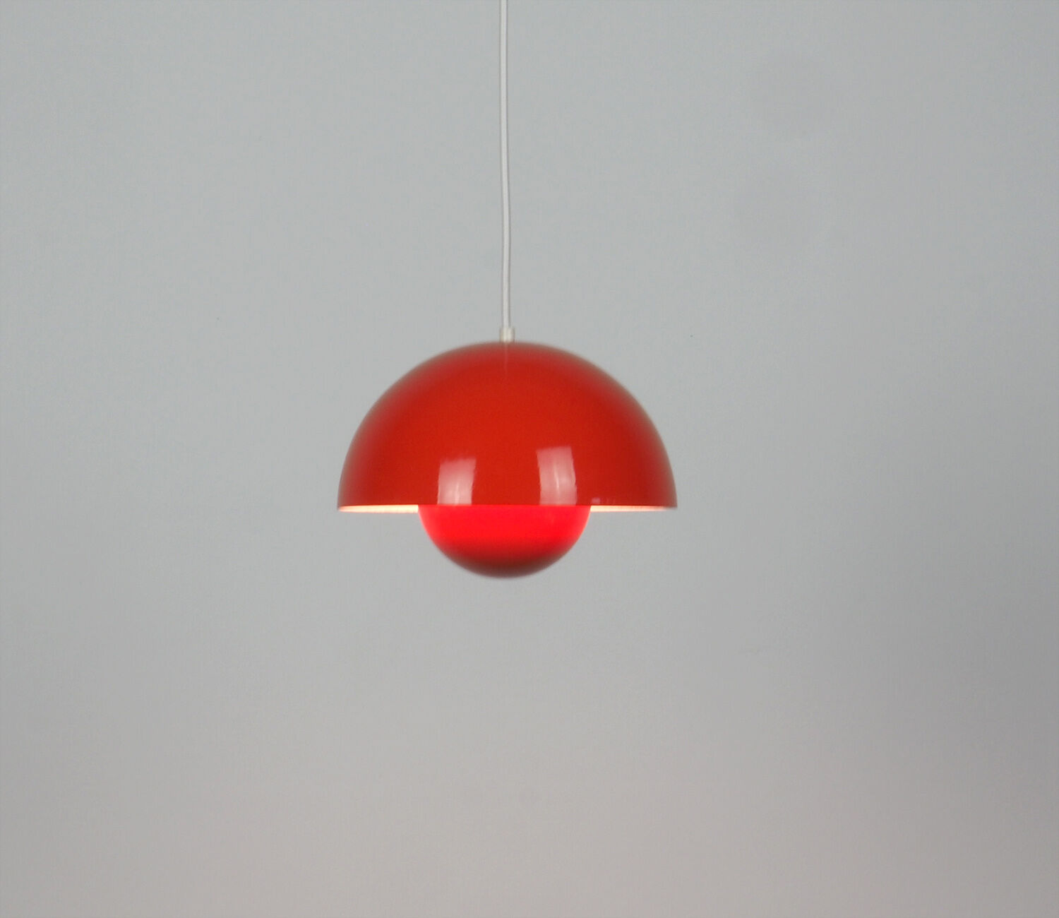 Flowerpot hanging lamp by Verner Panton for Louis Poulsen