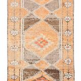 3x14 Turkish Long Vintage Runner Rug, Handmade Wool Hallway Rug, 83x429C