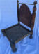 Chaise basse traditionnelle indienne