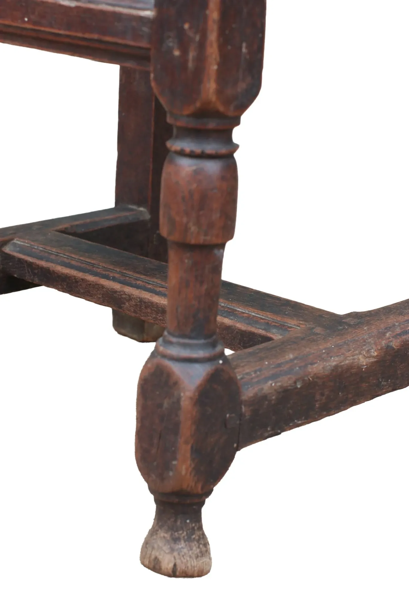 French provincial oak chair, Lorraine – late 17th/early 18th c. (no. 2)