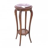 Table/flower stand with marble top, France, circa 1920.
