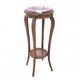 Table/porte-fleurs à plateau en marbre, France, vers 1920.