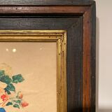 Tableau ancien , nature morte aux roses, XX siècle