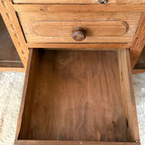 Carved wooden sideboard