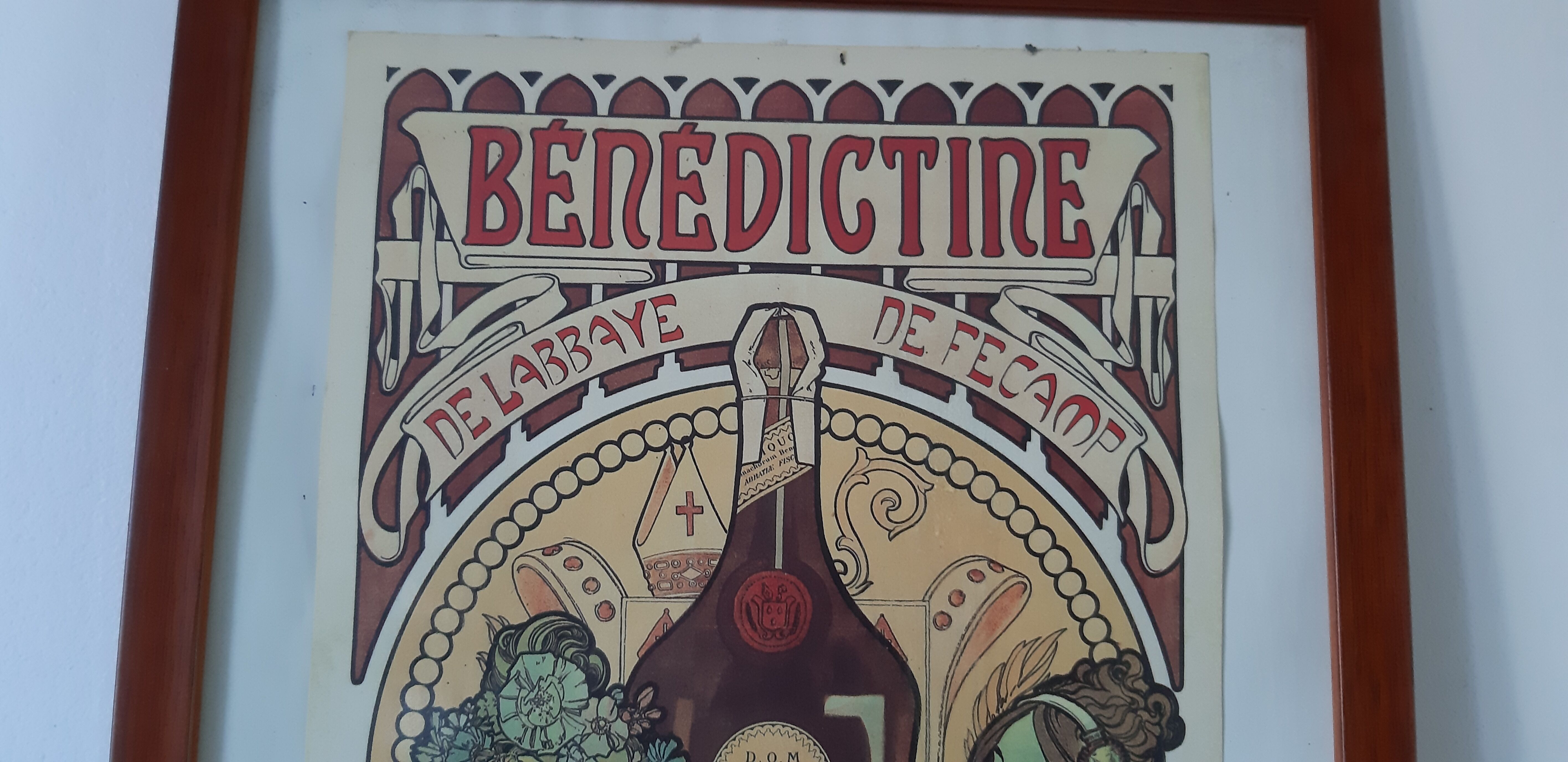 Benedictine advertising poster " Mucha "