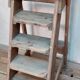 Old stepladder h89cm decorative artisan workshop