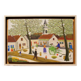 Peinture naïve de Jean Lagru, 1974