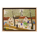 Naive painting by Jean Lagru, 1974