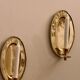 Pair Of Mid Century Swedish Brass Sconces