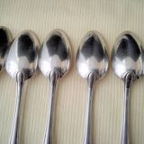 SFAM 24-Piece Silver-Plated Metal Cutlery Set