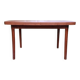Oval dining table + extension in vintage Scandinavian style