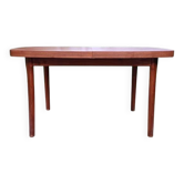 Table de salle à manger ovale + rallonge style scandinave vintage ancienne