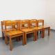 Set of 8 vintage Scandinavian chairs by Ilmari Tapiovaara for Asko in pine