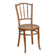 Vintage Bistro Chair with Woven Seat