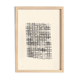 Painting on paper - abstract painting -H858 signed Eawy