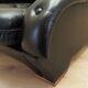 Black armchair, Italian design, 1980s, manufacture: Italy
