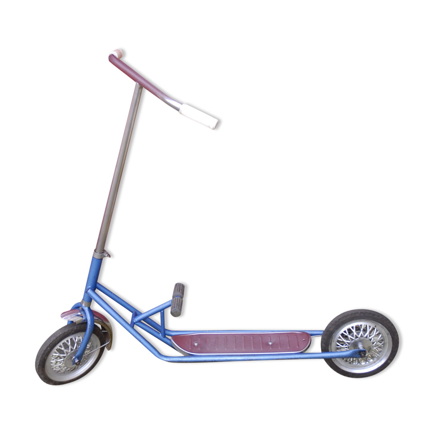 Scooter vintage blue color with chrome 50/60 years