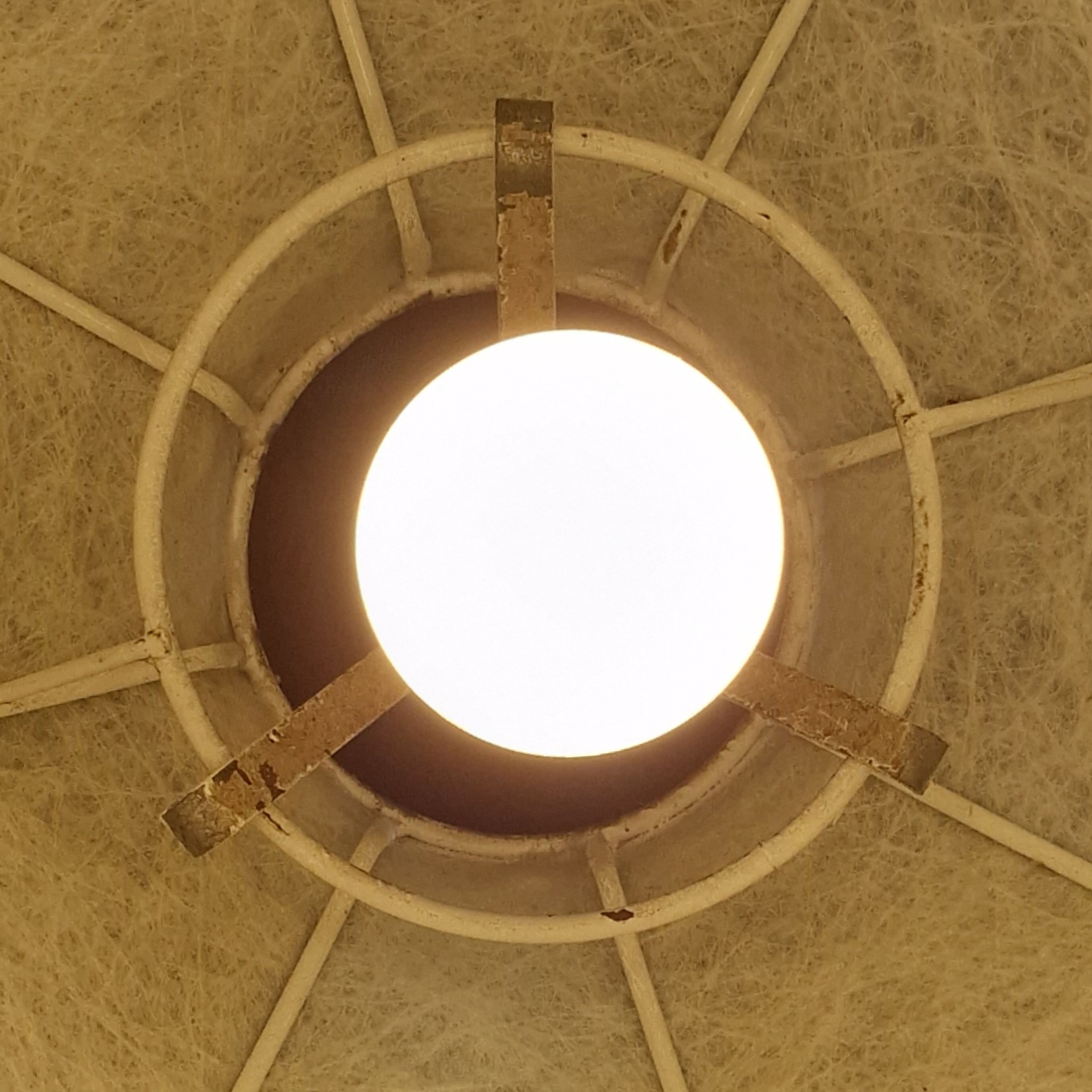 Mid century cocoon pendant lamp, Germany 1960s