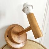 Wooden wall light Italy IMT 80s