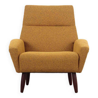 Fauteuil en teck, design danois, années 1970, production : Danemark