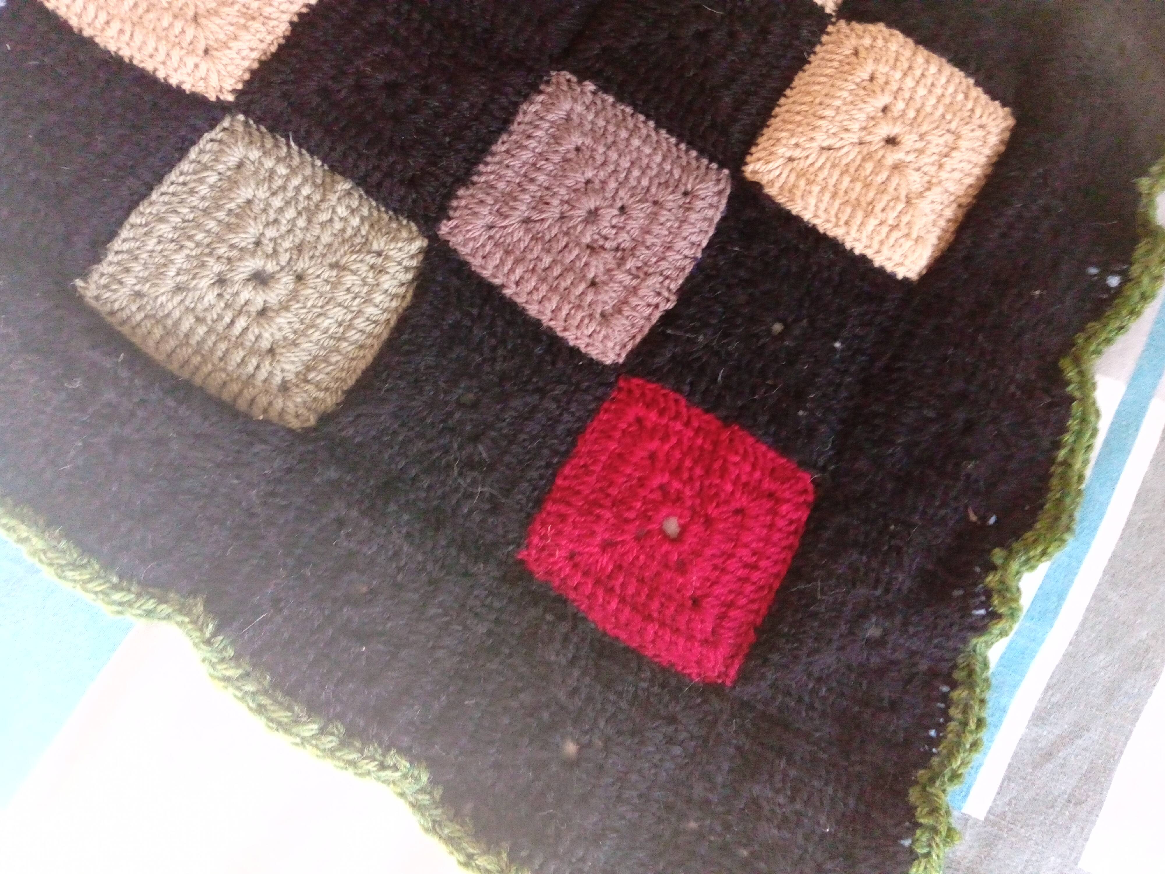 Vintage patchwork plaid