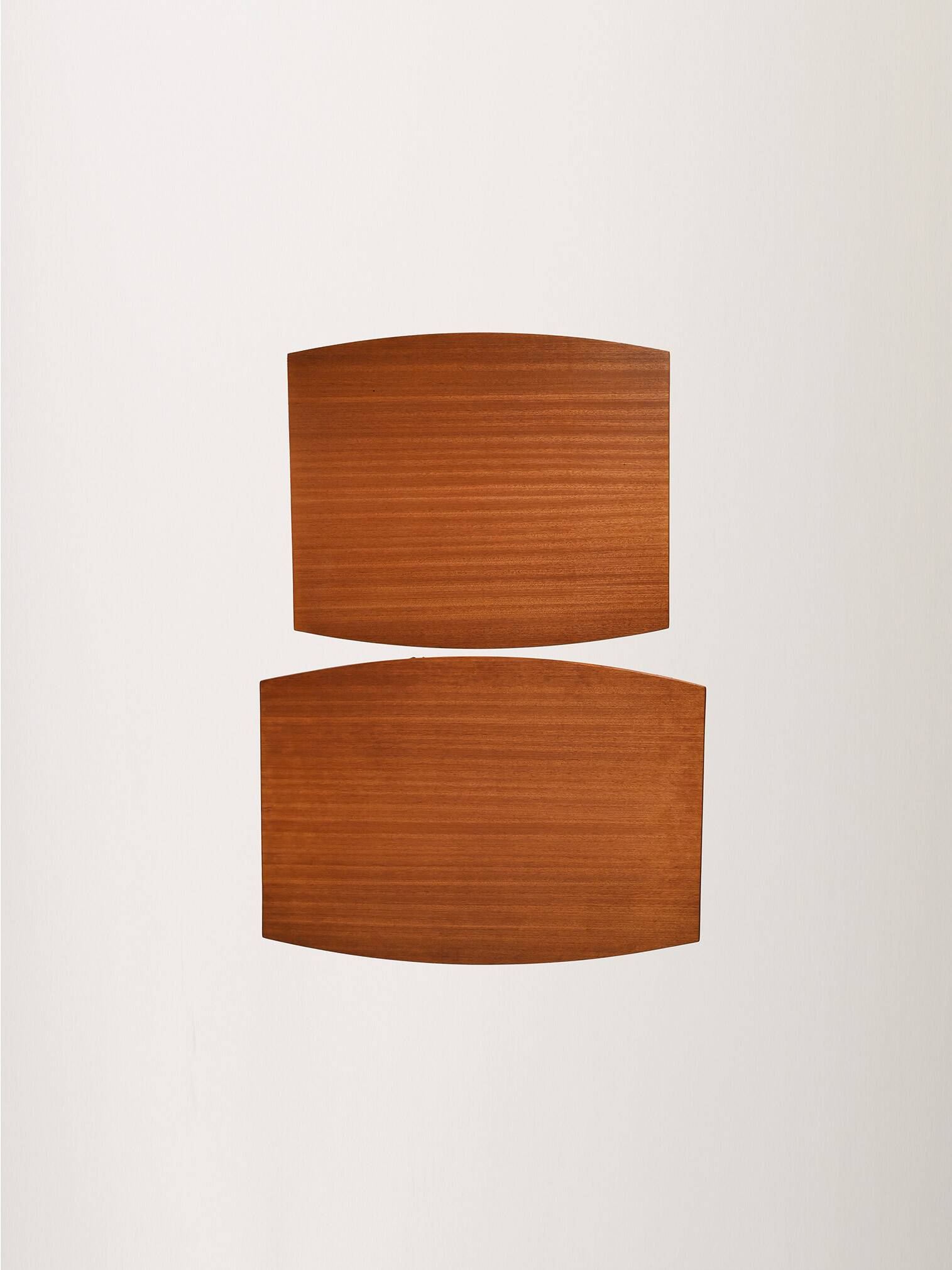 Pair of Scandinavian Nesting Coffee Tables with Yarn Box