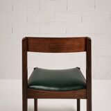 Set of 6 italian rosewood chairs, gessef, 1960