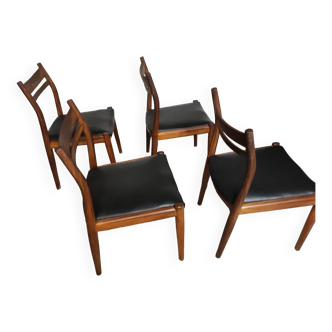 Vintage Scandinavian chairs Gessef teak 1960