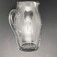 Fine chiseled glass carafe