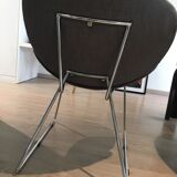 Set of two grey design chairs