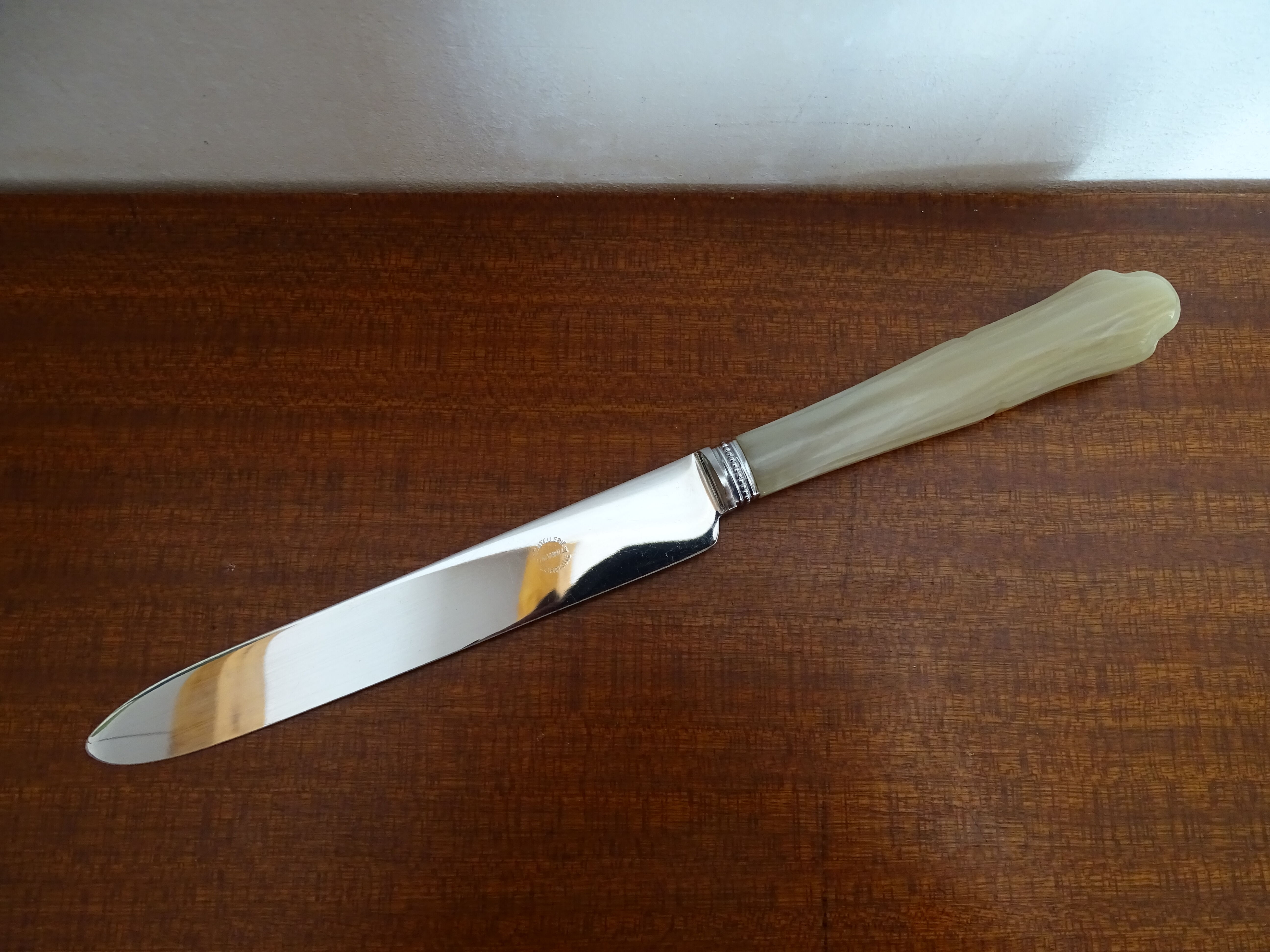 12 vintage dessert knives Coutellerie Lorraine - 24,5 cm