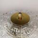 Crystal and brass ceiling light by Carl Fagerlund for Orrefors, 1960s.