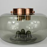 Vintage smoked ceiling lamp, raak
