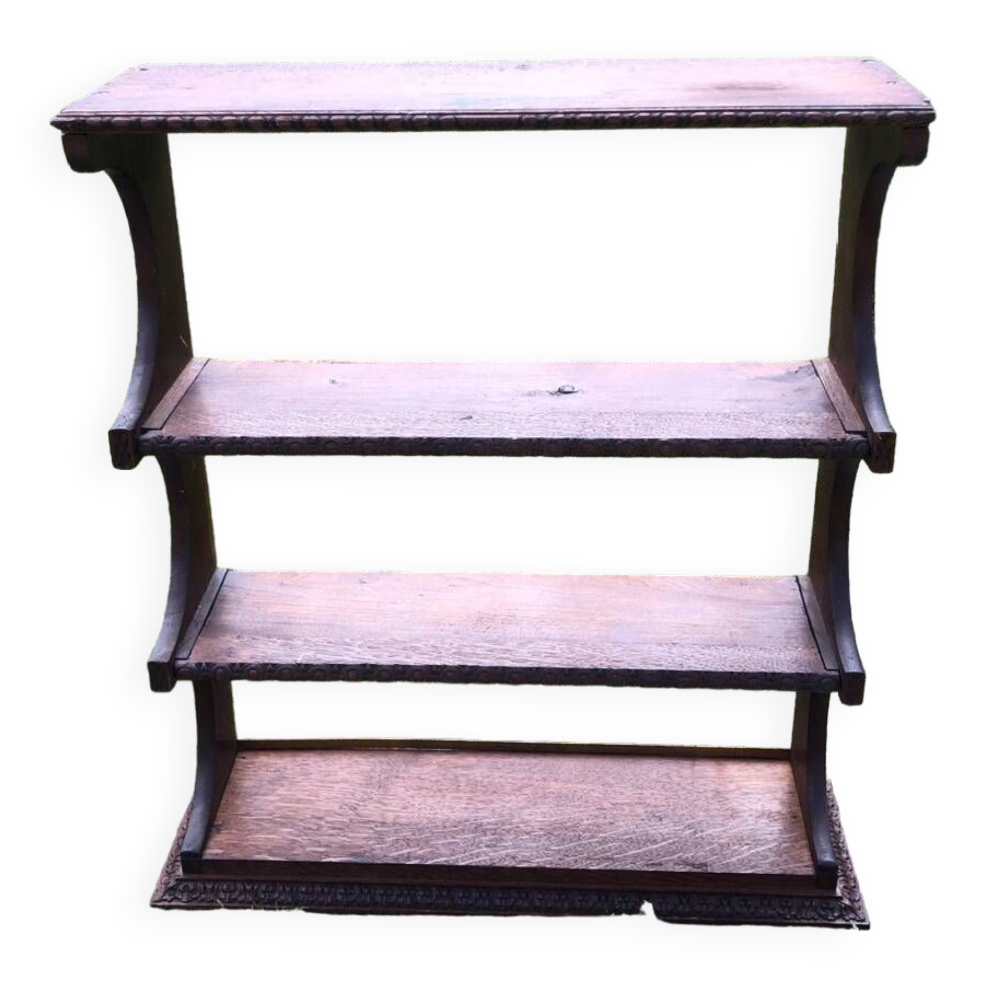 Old rustic wall shelf