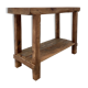 Establishment / console in raw wood