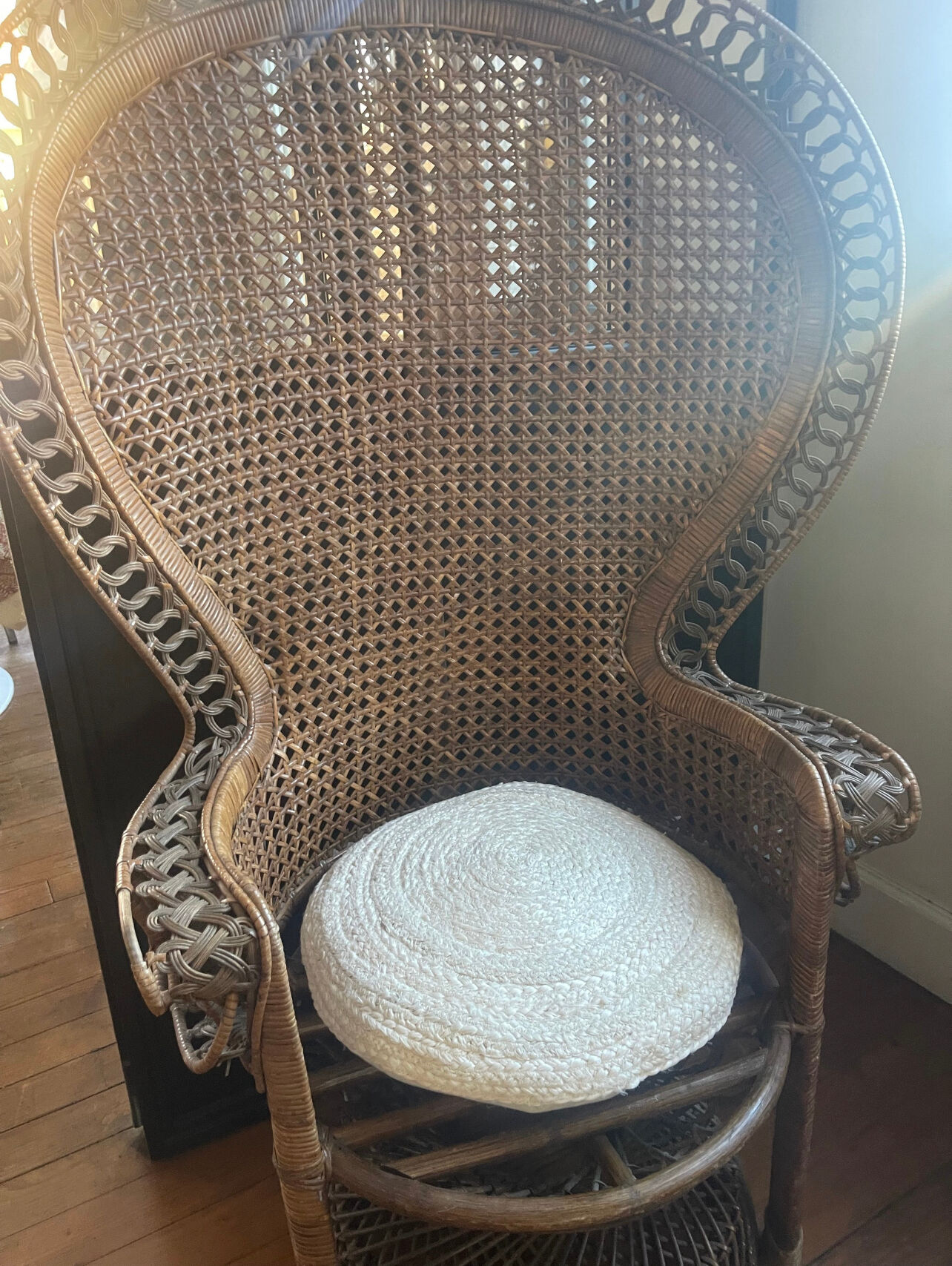 Emmanuelle rattan armchair