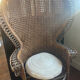 Fauteuil Emmanuelle en rotin