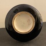 Vase soliflore en céramique française vernissée, 1920