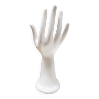 White soliflore hand