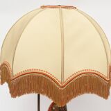 Pair of ceramic parrot lamps