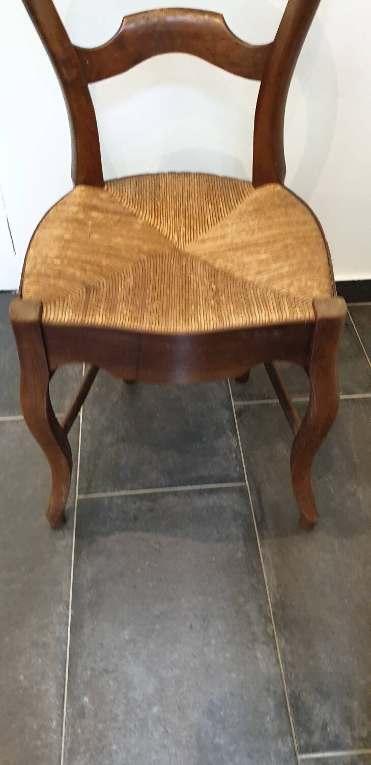 Louis Philippe chair in cherry wood circa 1900